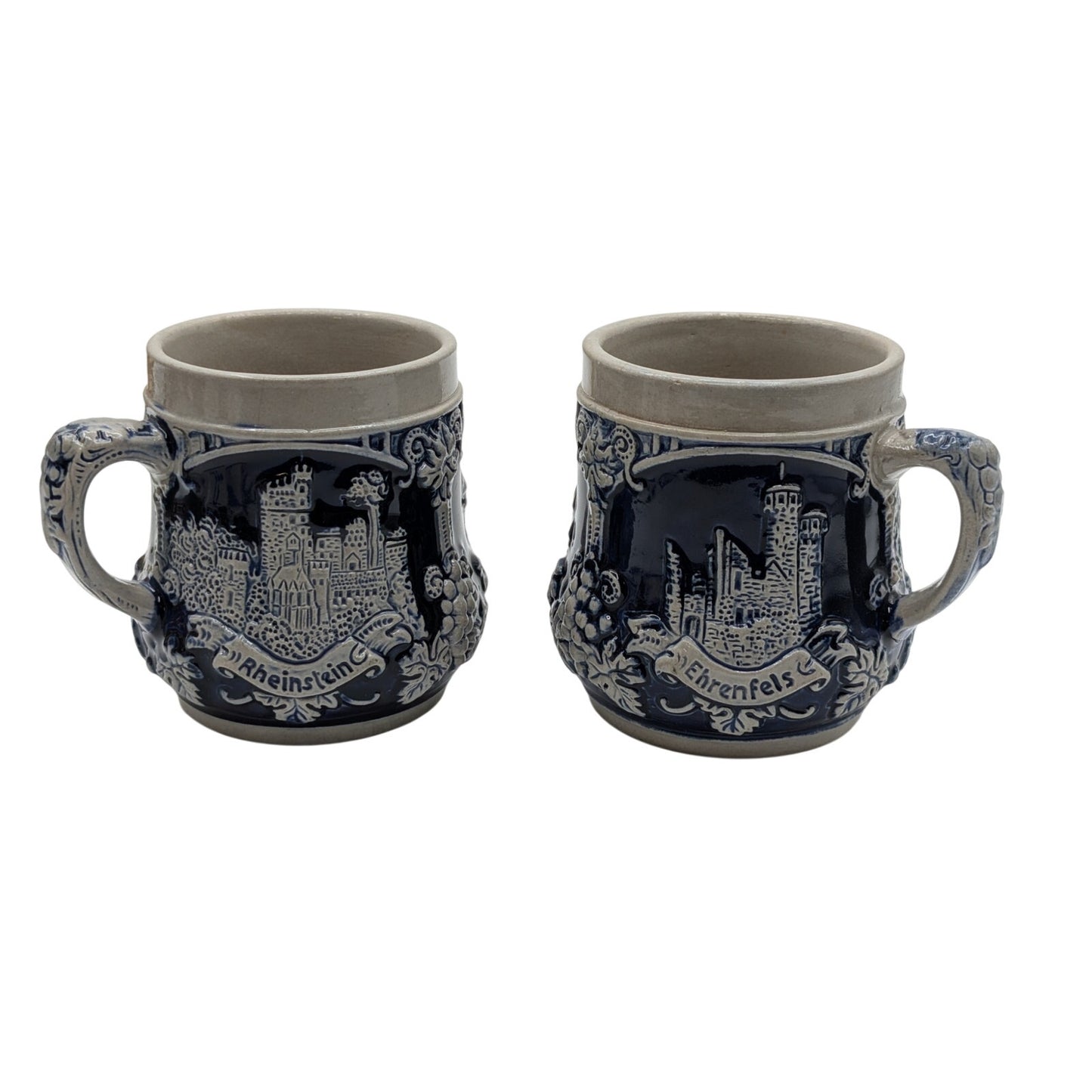 Pair German Reinhold Merkelbach Beer Mugs