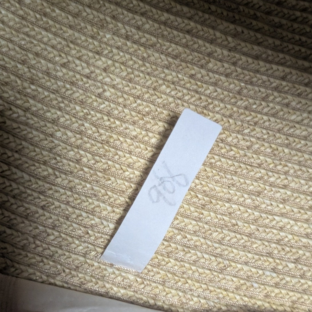 The Scala Collection Tan Paper Sun Hat One Size NWOT