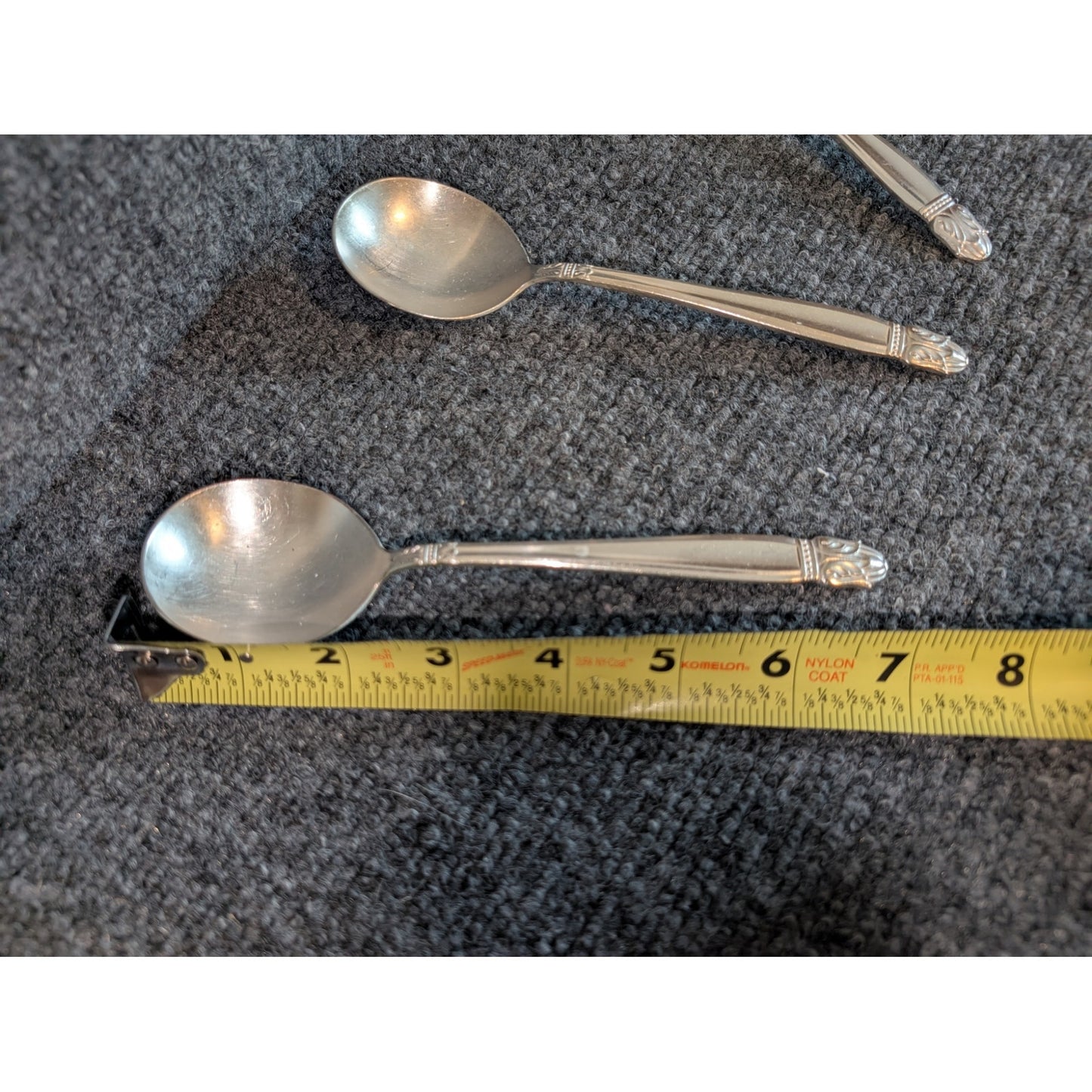 Vintage Holmes & Edwards Danish Princess Inlaid IS Three Jelly Spoons
