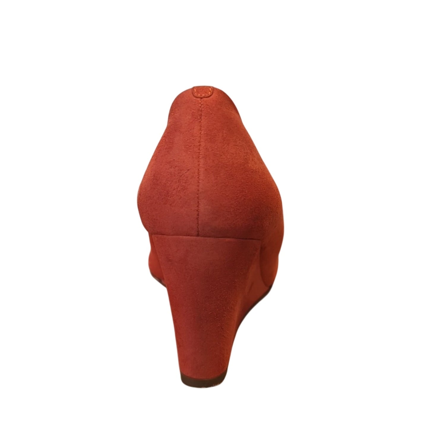 J. Crew Made in Italy Martina Red Suede Wedges Women's Size 9