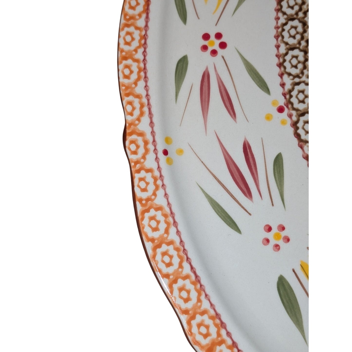 TEMPTATIONS BY TARA OLD WORLD FALLFETTI OVAL SERVING PLATTER