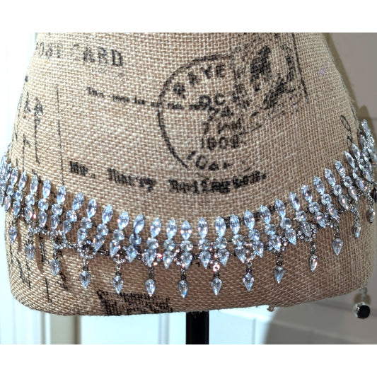 Express Blingy Rhinestone Chain Belt 34.5"-40"