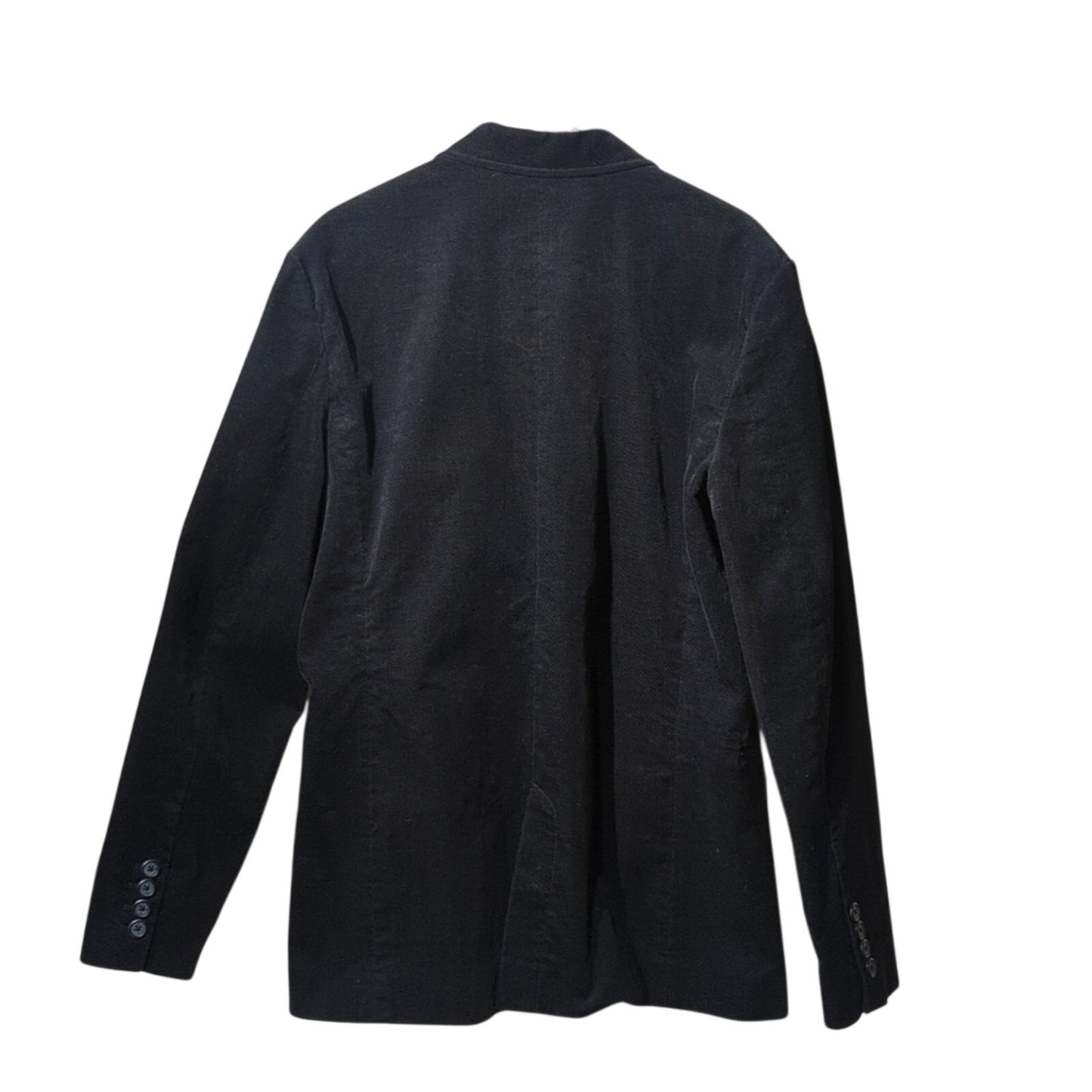 Guess Premium Black Textured 100% Cotton Two Button Sports Coat Men's Size L