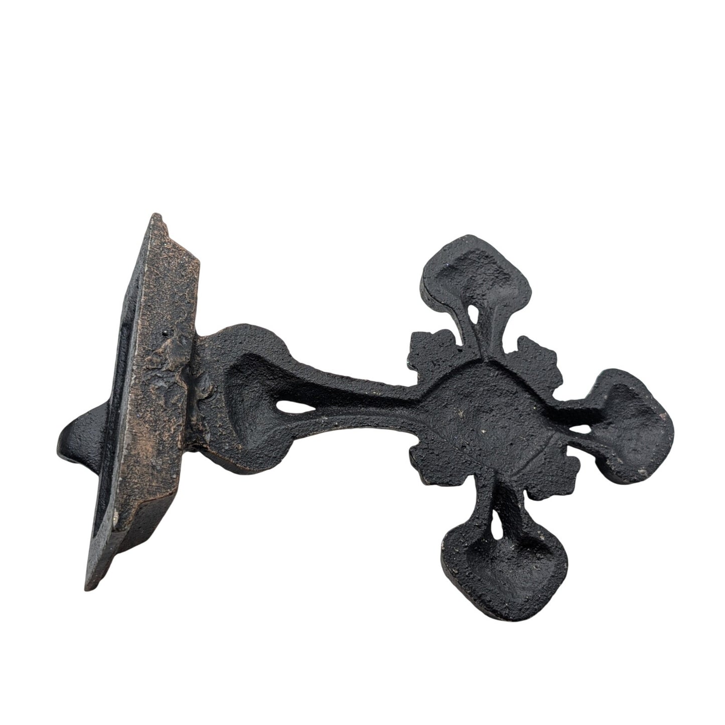 Christmas Heavy Metal Bronze Cross Stocking Hanger
