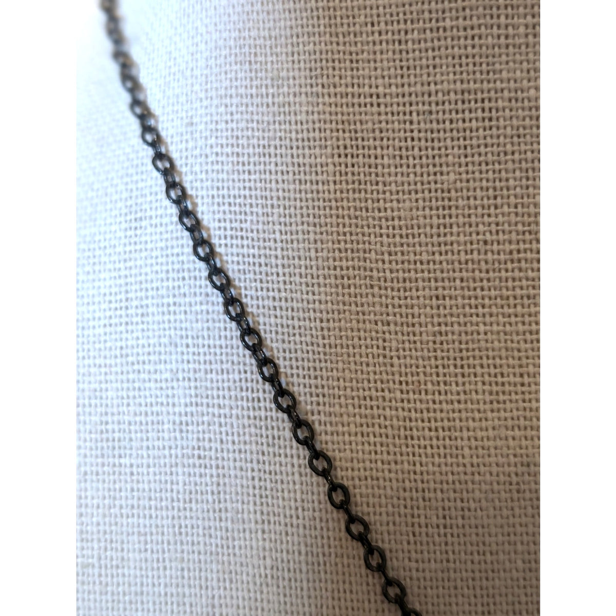 1928 Lavender Crystal Antiqued Chain Y Dangle 16"-19" Necklace