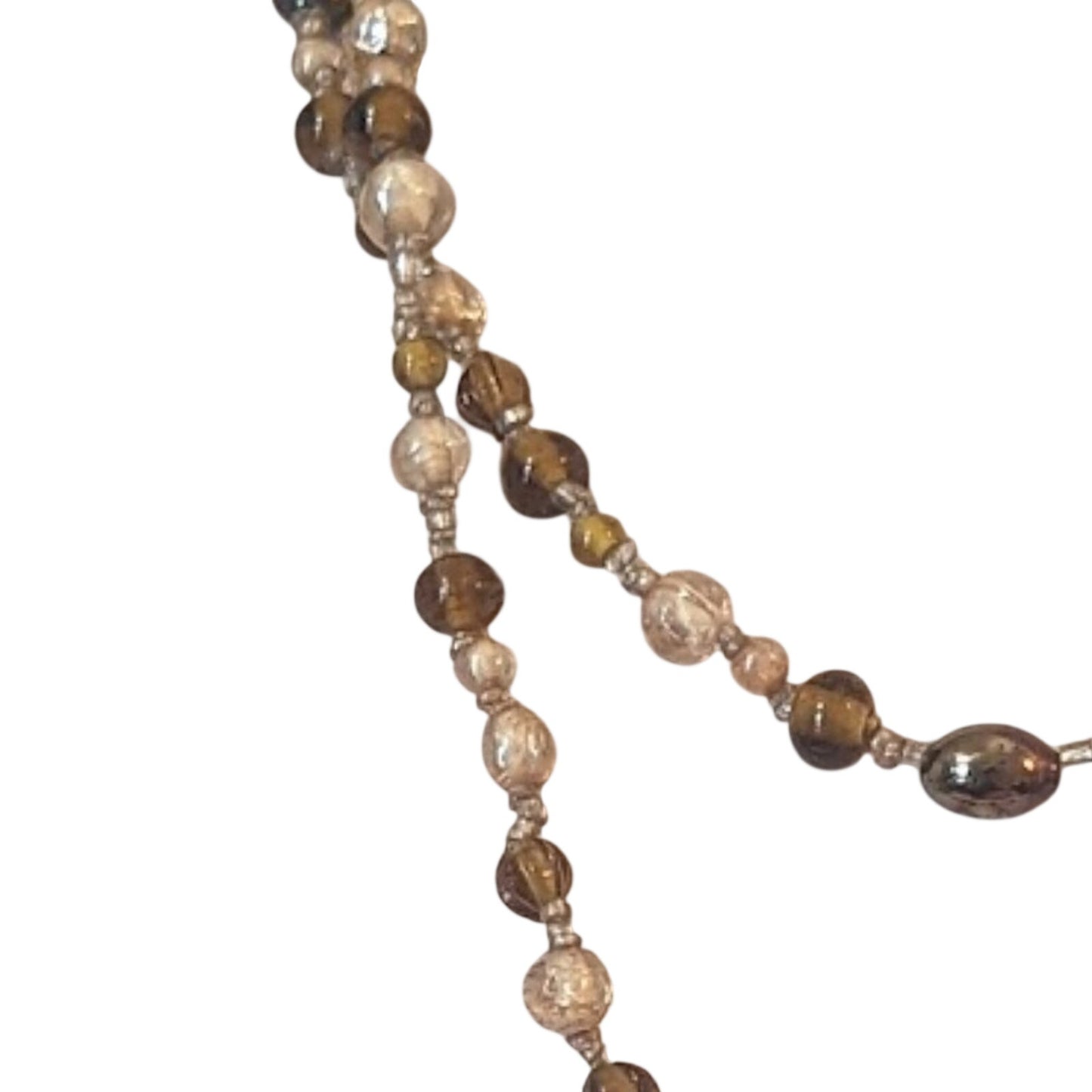 Brown Glass Bead Necklace