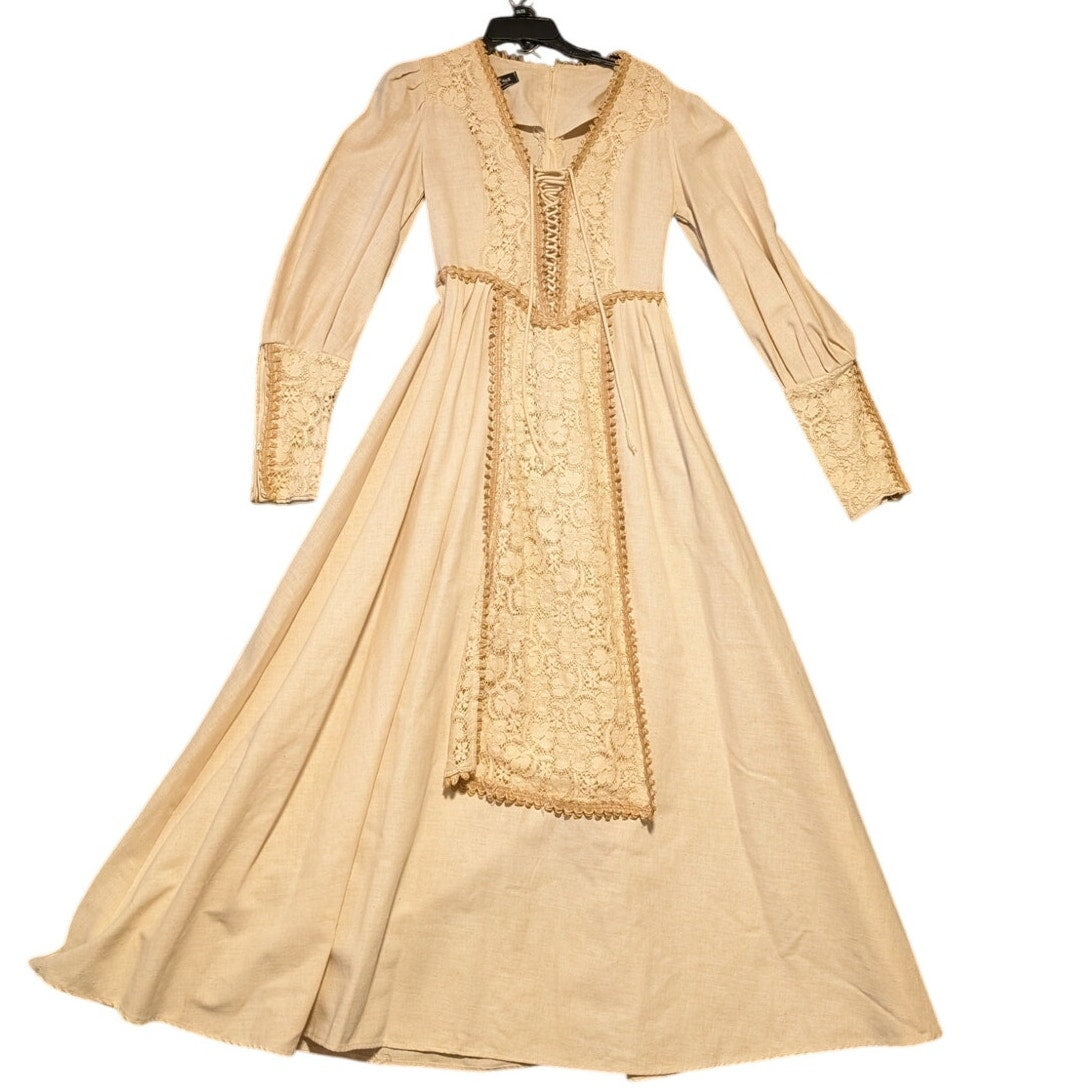 Gunne Sax by Jessica Black Label 70s Elizabethan Revival Renaissance Dress