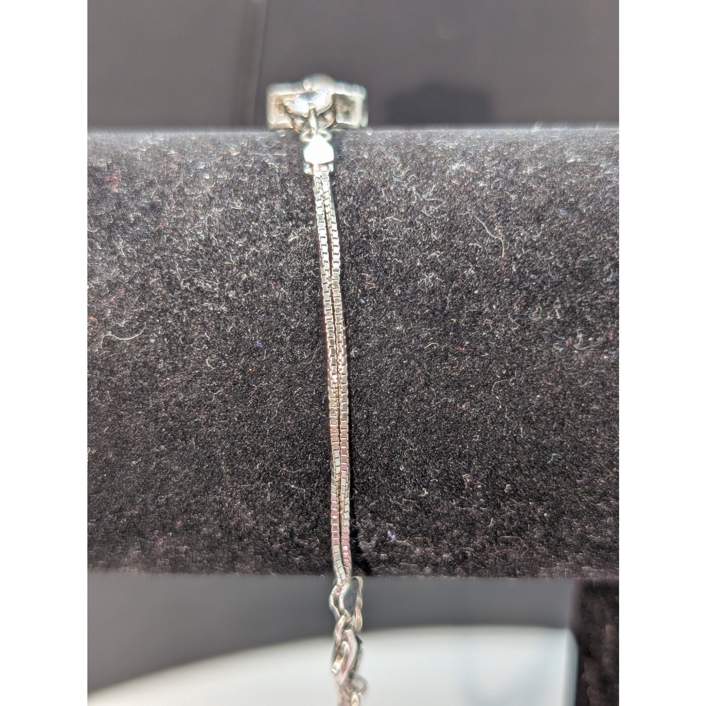 925 Sterling Silver 'I Love You' In 100 Languages Projection Bracelet