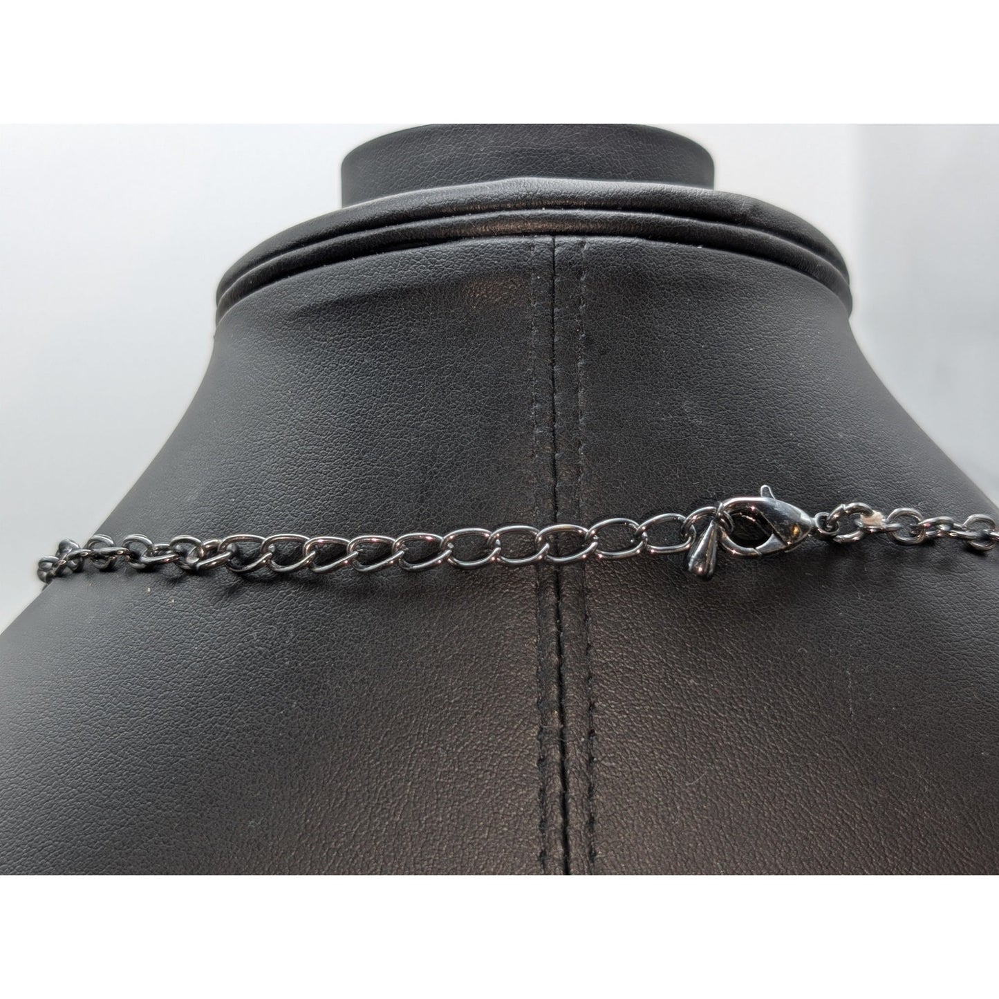 Large Blue Rhinestone Statement Necklace