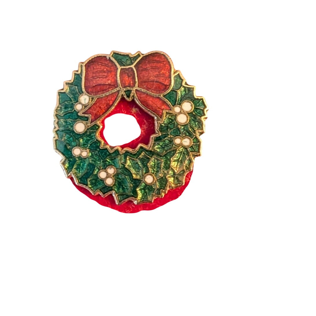 Lot of Three Vintage Christmas Theme Stick Pins