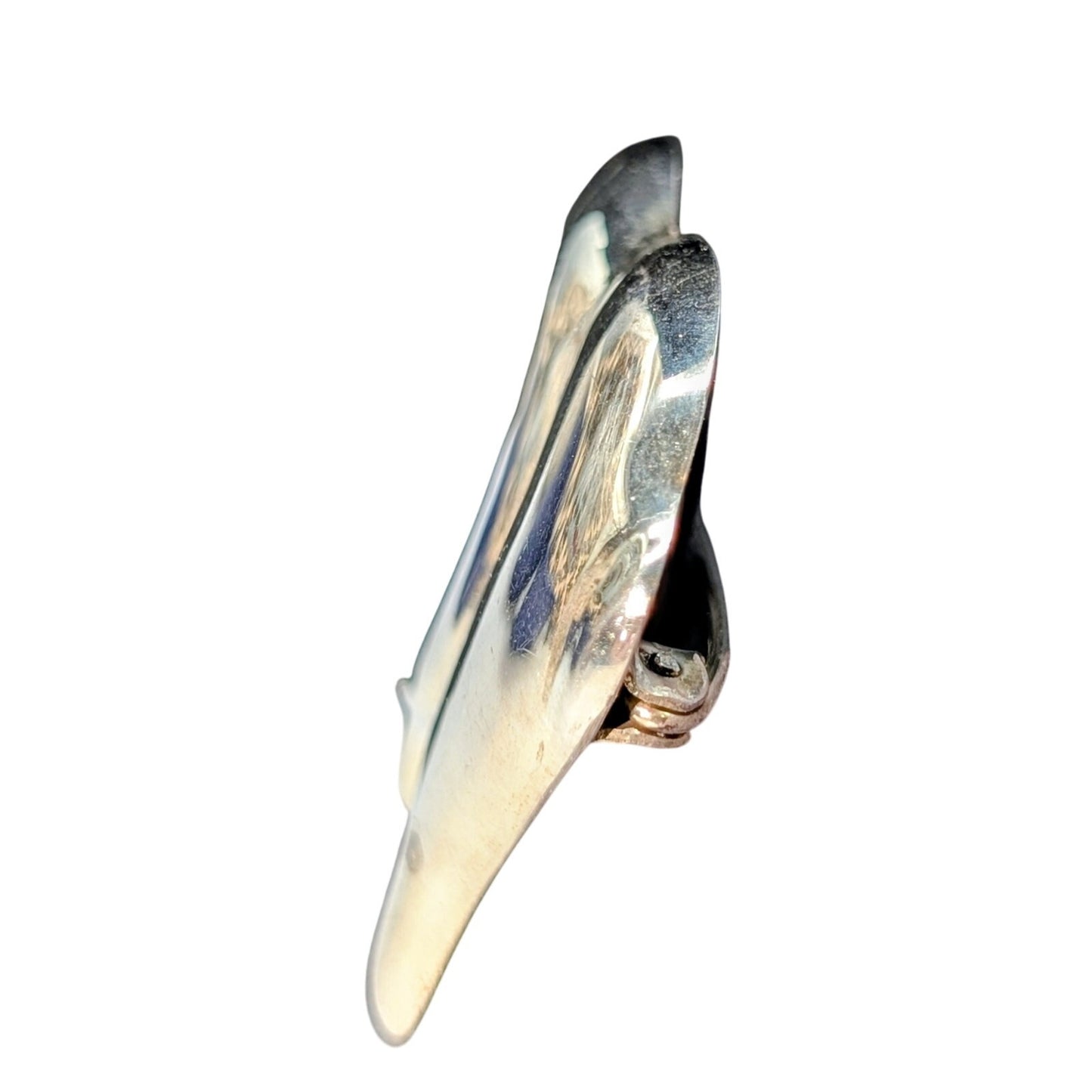 925 Sterling Silver Puffy Big Ear Elephant Brooch/Pin