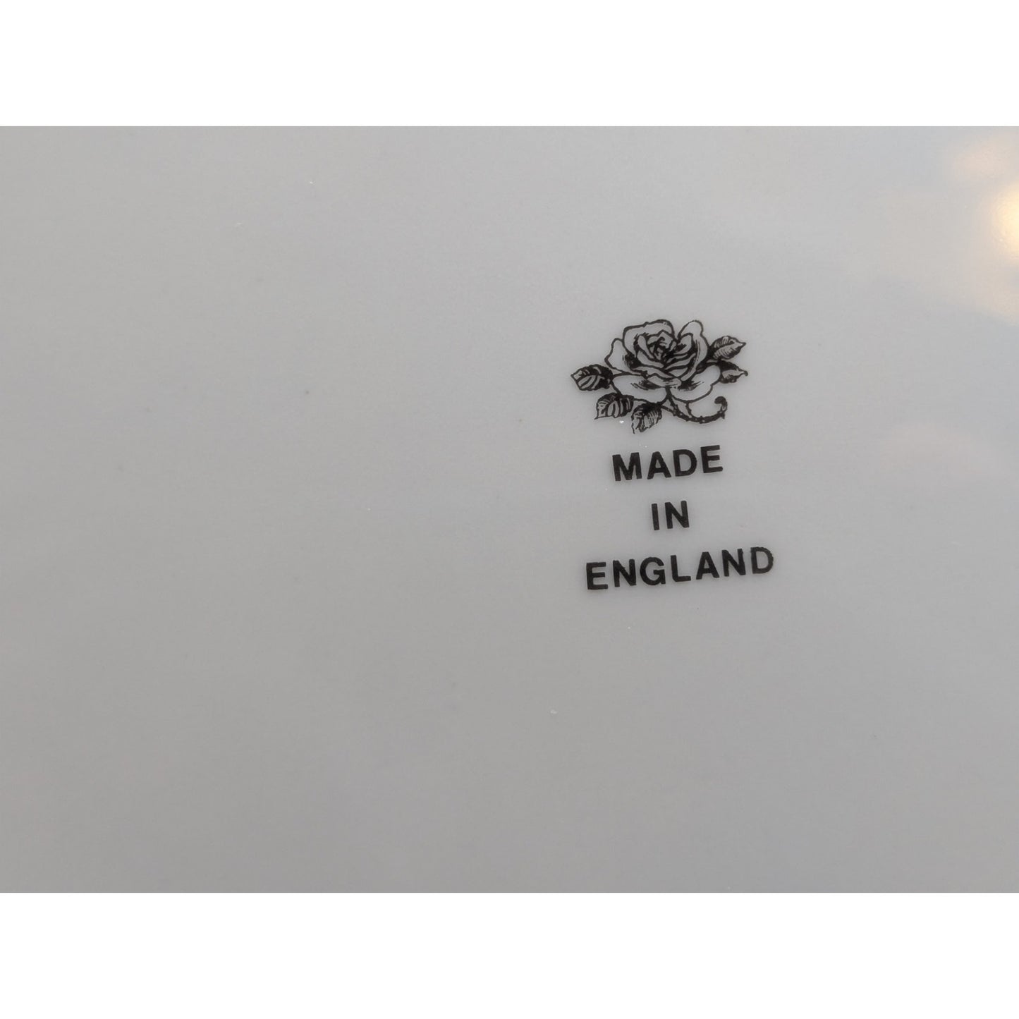 Made in England Spring Flower Bouquet Vintage Plate