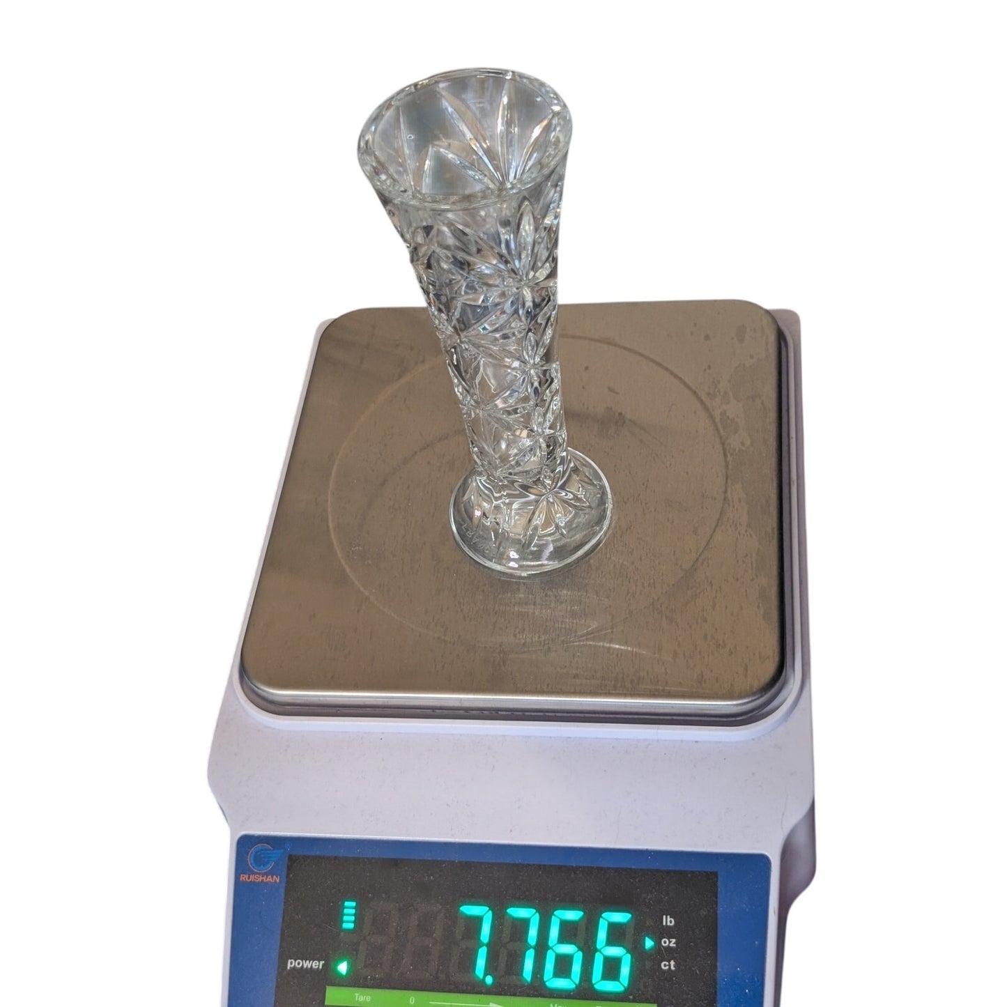 Vintage Crystal Bud Vase Made in France