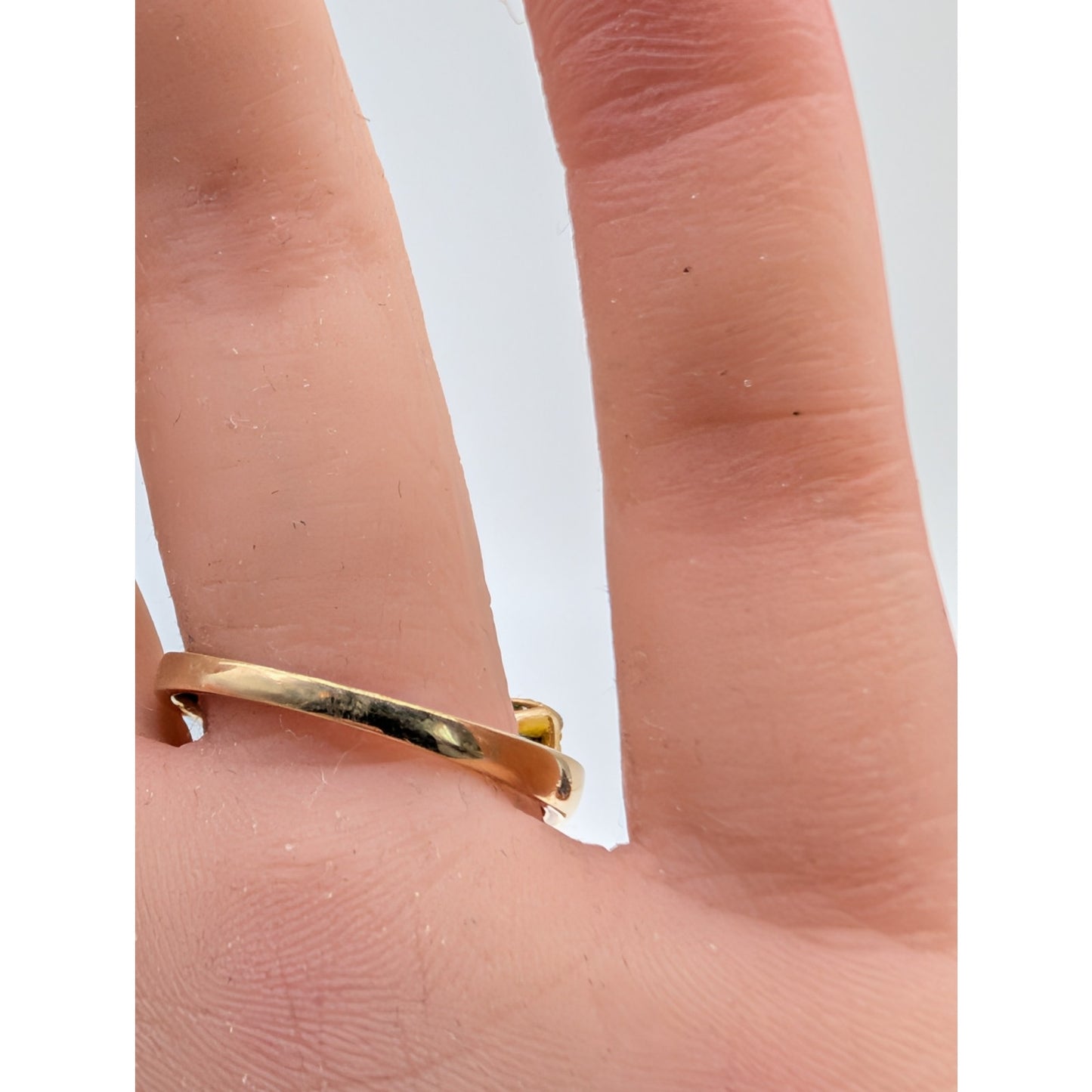 14KT Yellow Gold Carved Turquoise & Diamond Flower Ring Size 9.5