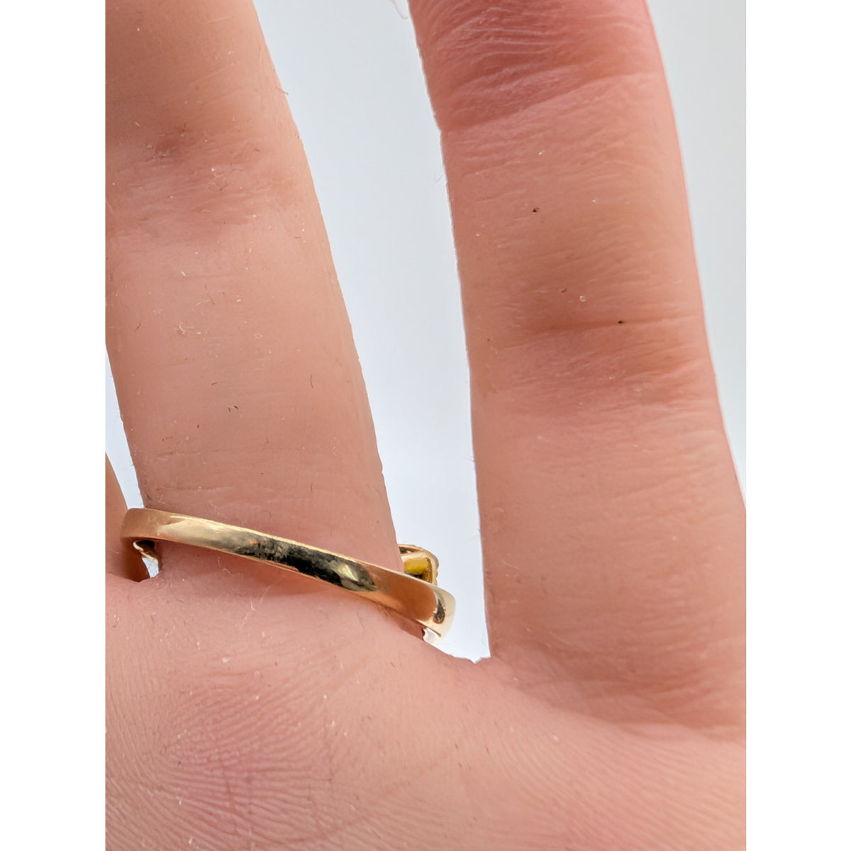 14KT Yellow Gold Carved Turquoise & Diamond Flower Ring Size 9.5