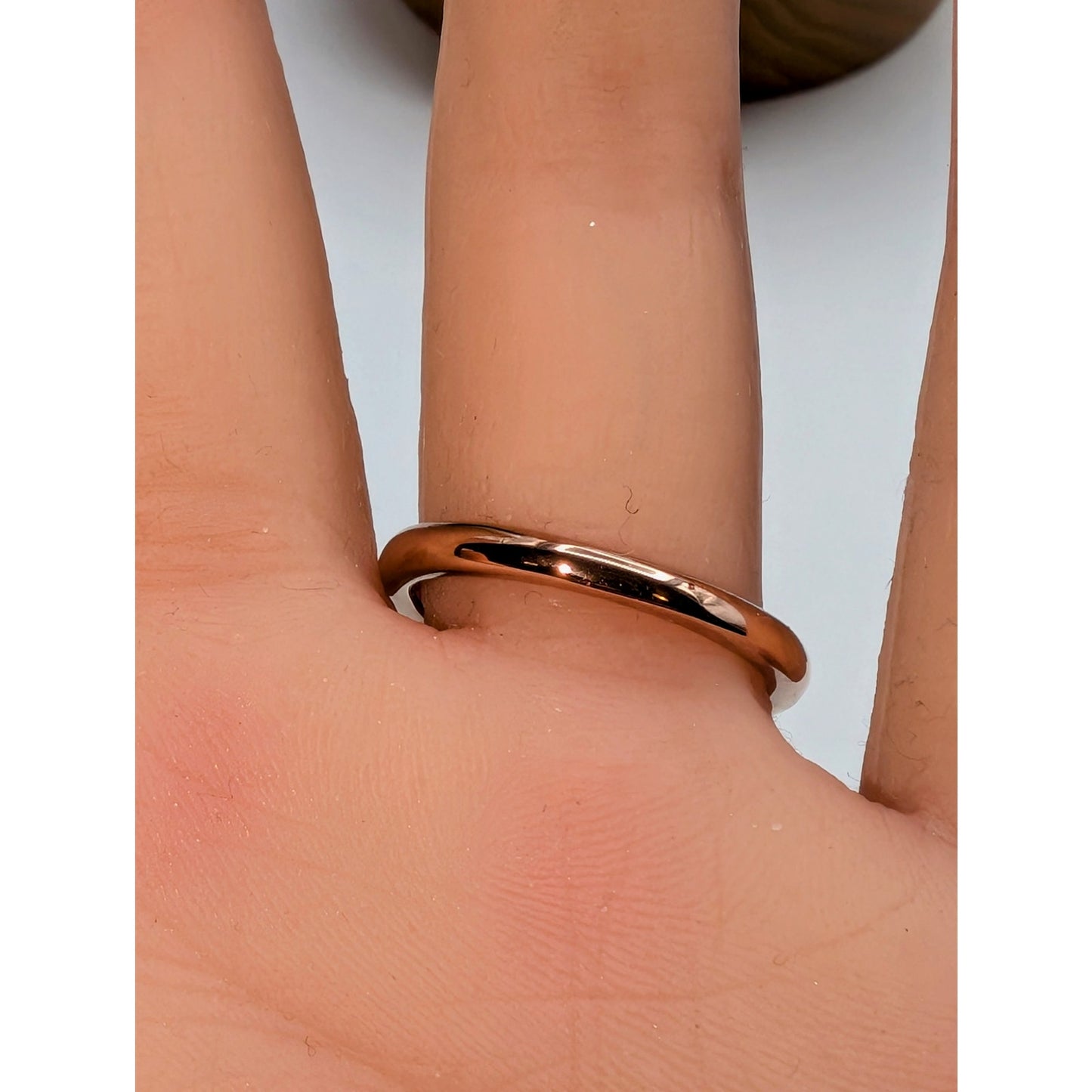 Eterno Rose Gold 925 Sterling Bella Luce Remy Cut Lab Ruby & White CZ Ring Sz 8