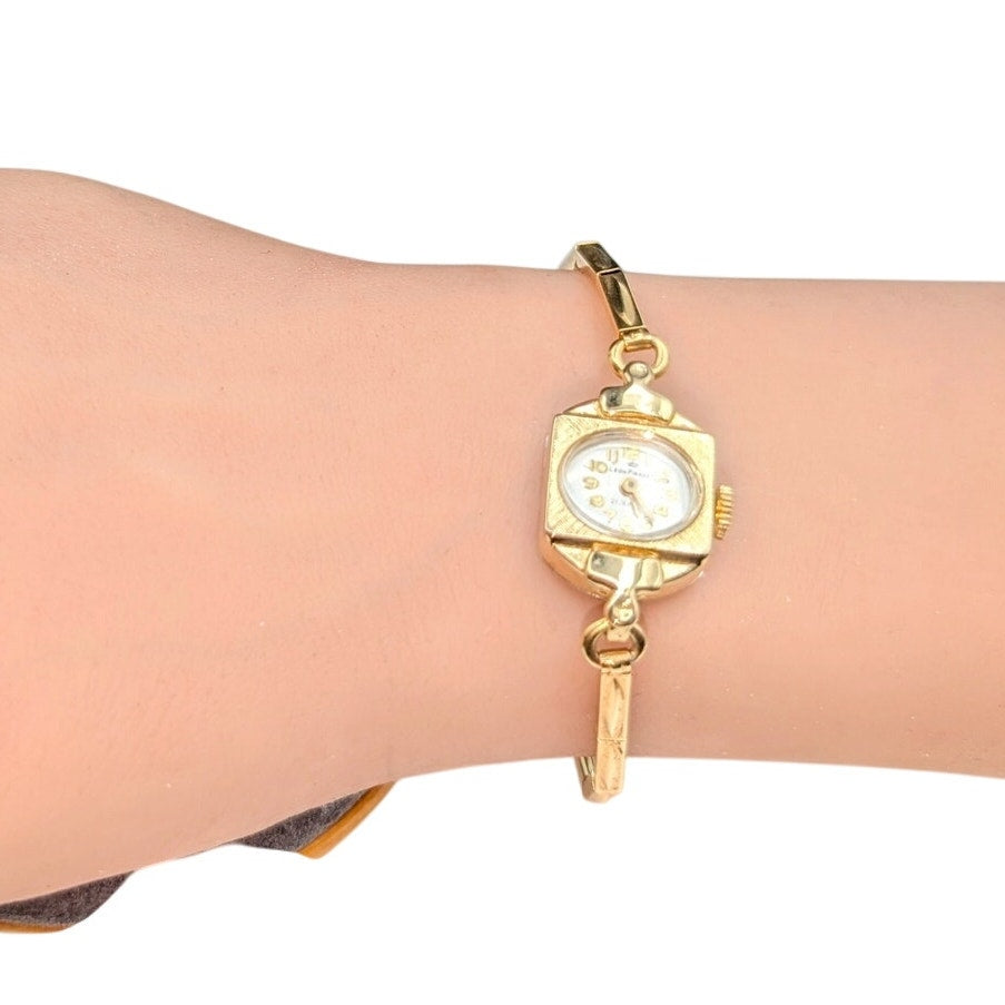Leon Piradet 21 Jewels Vintage Gold Tone Ladies' Wristwatch