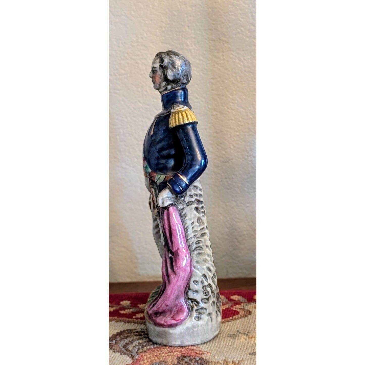 Antique 1850 Unmarked Staffordshire 'Ceneral Napier' Misspelled 10.5" Figurine