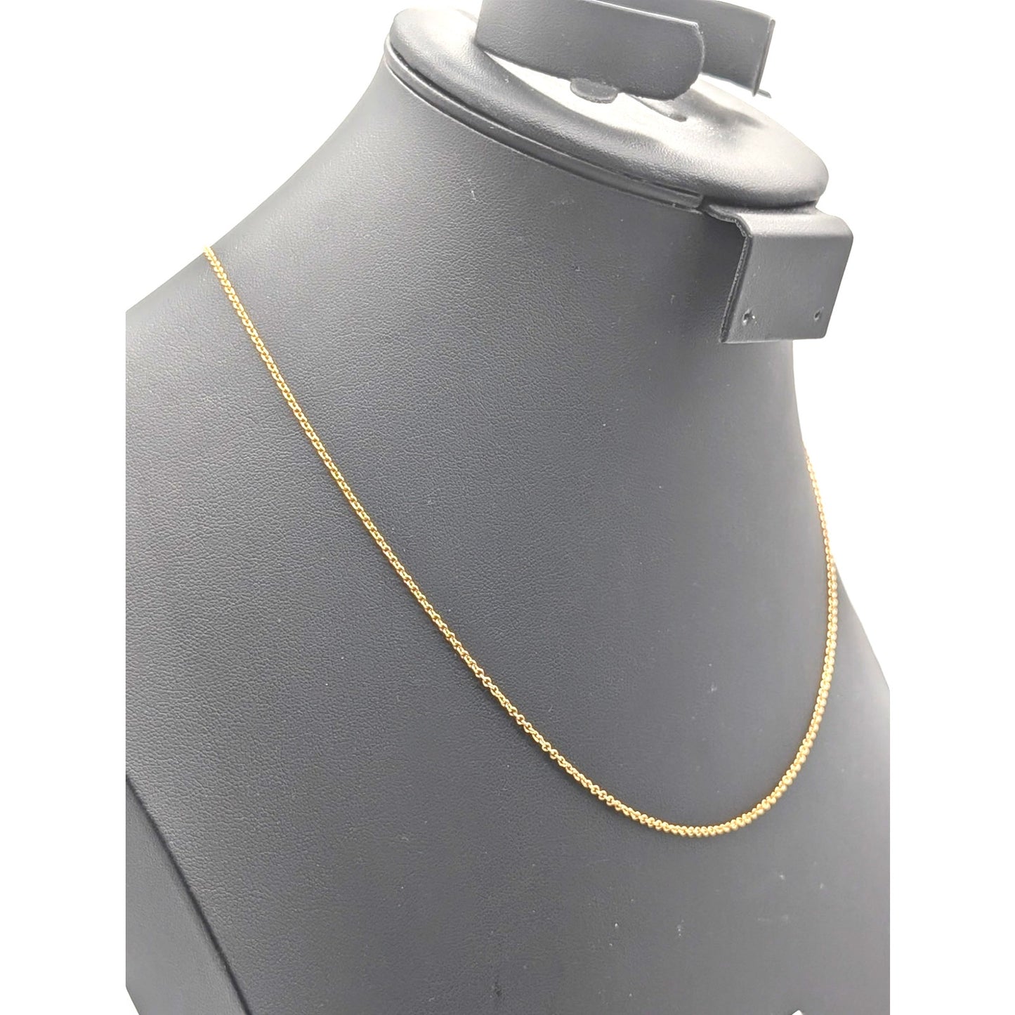 Herco 18k Yellow Gold 19.75" Chain Necklace 3.60g