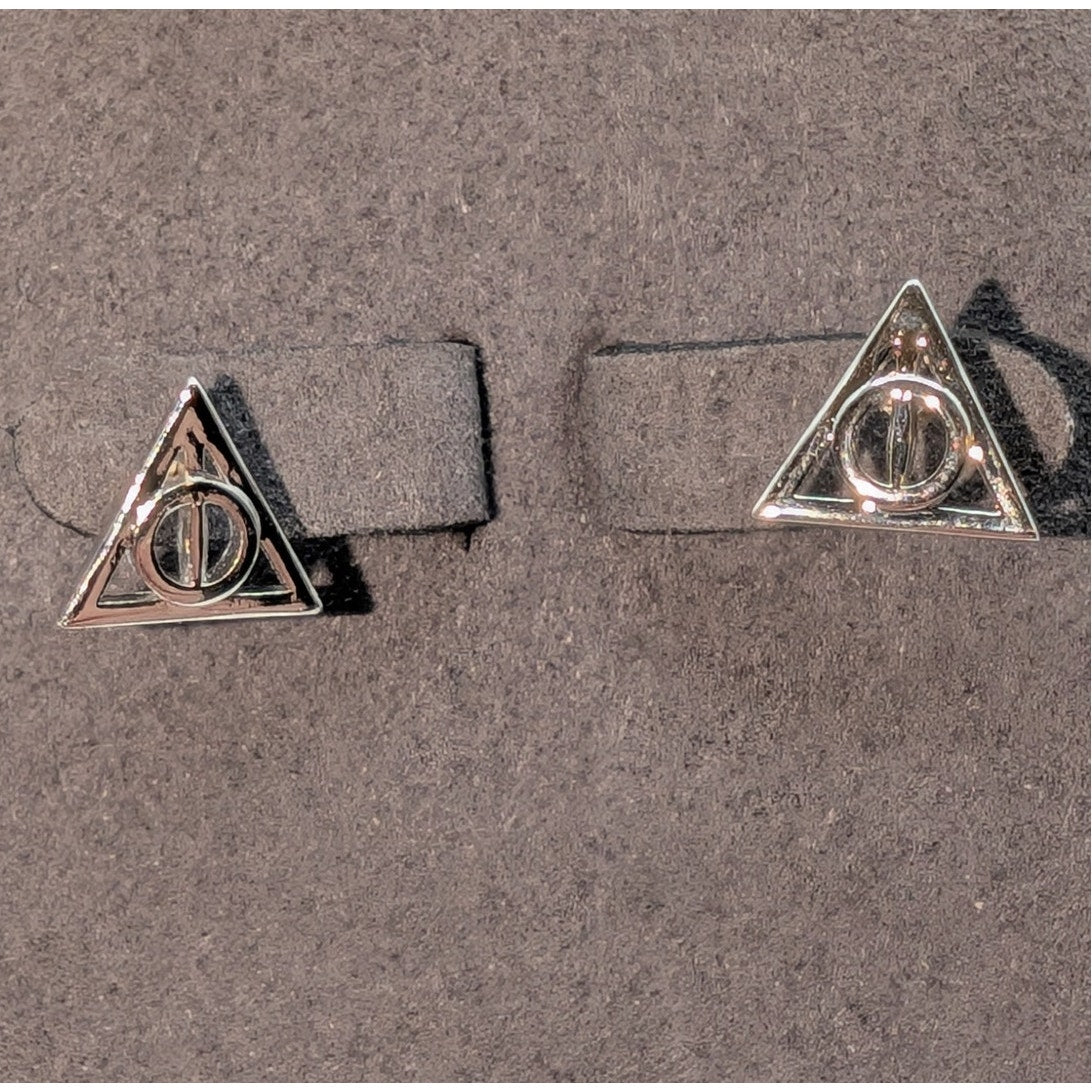 Harry Potter Gold & Silver Plated Stud Earrings Three Pairs