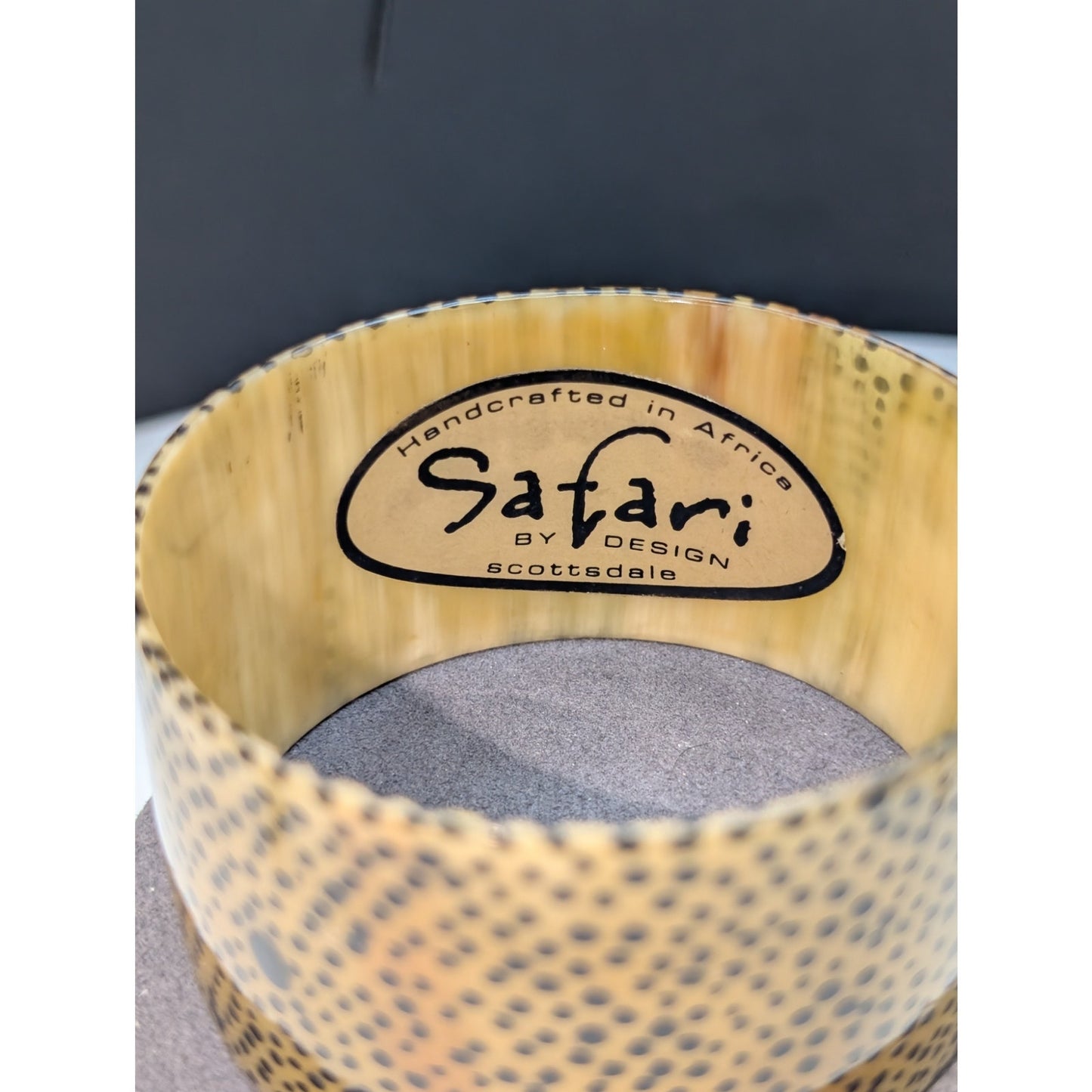 Safari by Design Handcrafted in Africa Masai Horn African Bangle Bracelet