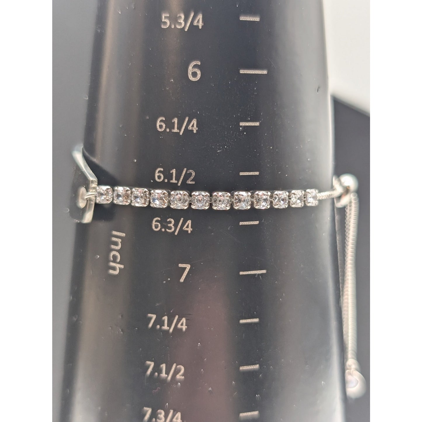 Stainless Steel Type 2 Diabetes Medical Alert CZ Chain Link Pull Bracelet