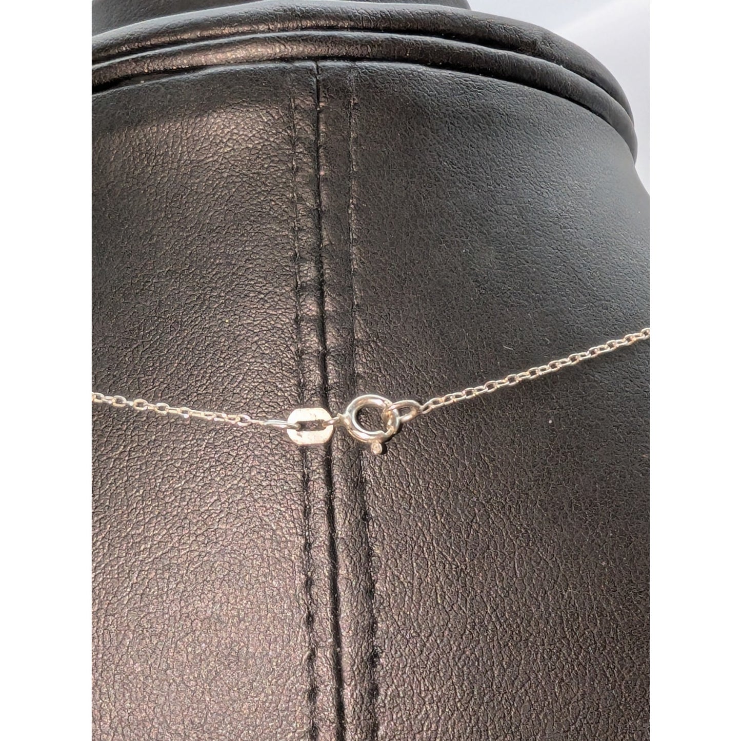 Vintage 925 Sterling Silver Cut Out Tree Pendant 18" Chain Necklace