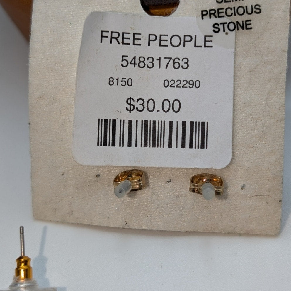 Lot of Seven Pair of Gold Tone Earrings Two Pair New With Tags