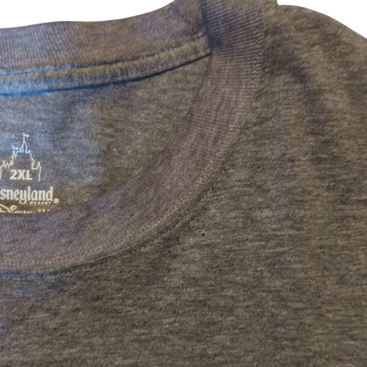Disneyland Resort Walt Disney World Gray Mickey Mouse Graphic T-Shirt Size 2XL