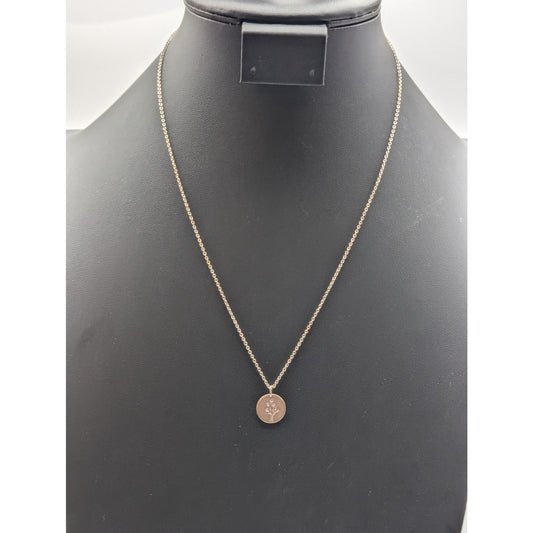 925 Sterling Silver Wildflower Pendant 18"-20" Chain Necklace