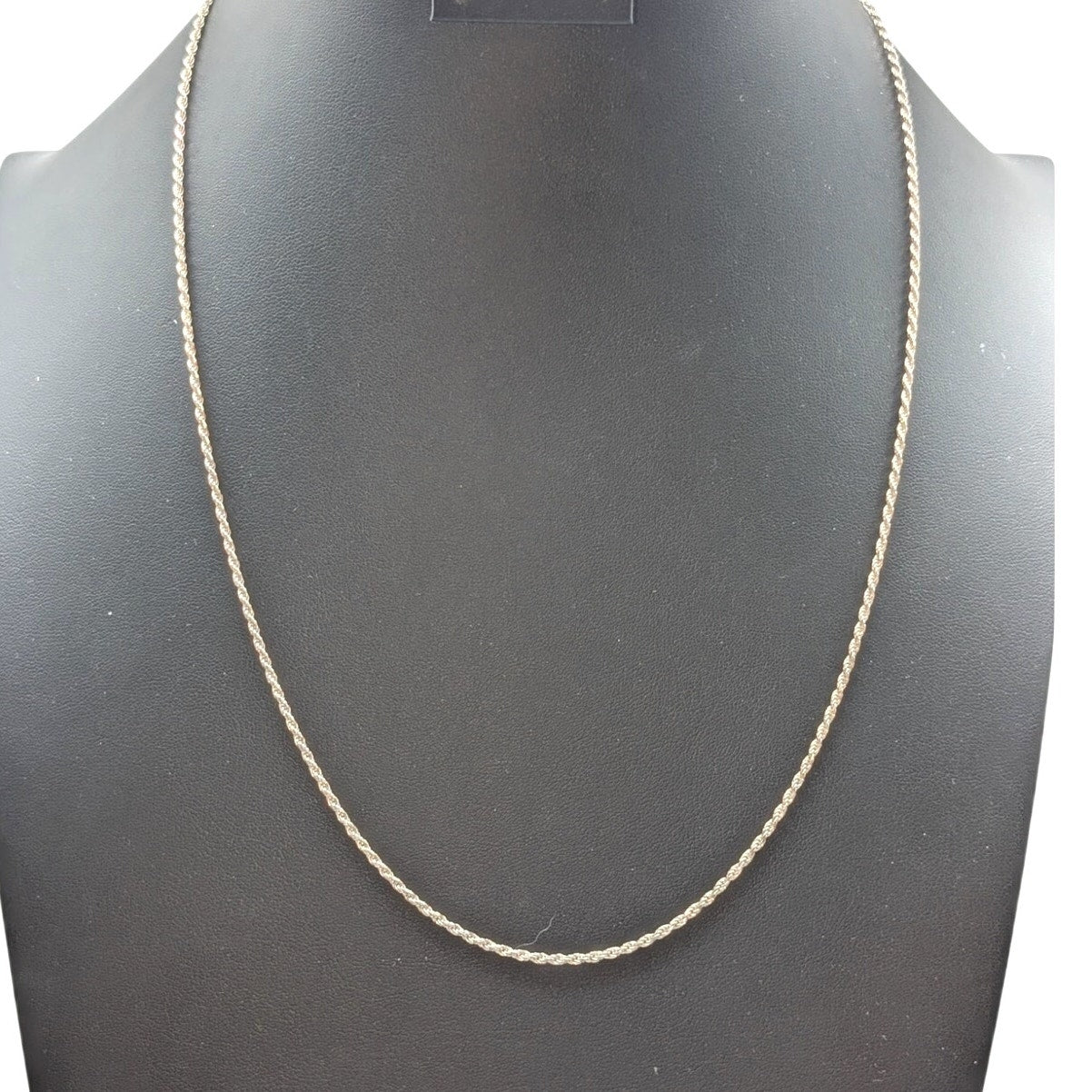 925 Italy Sterling Silver 24.25" Rope Chain Necklace 7.48g