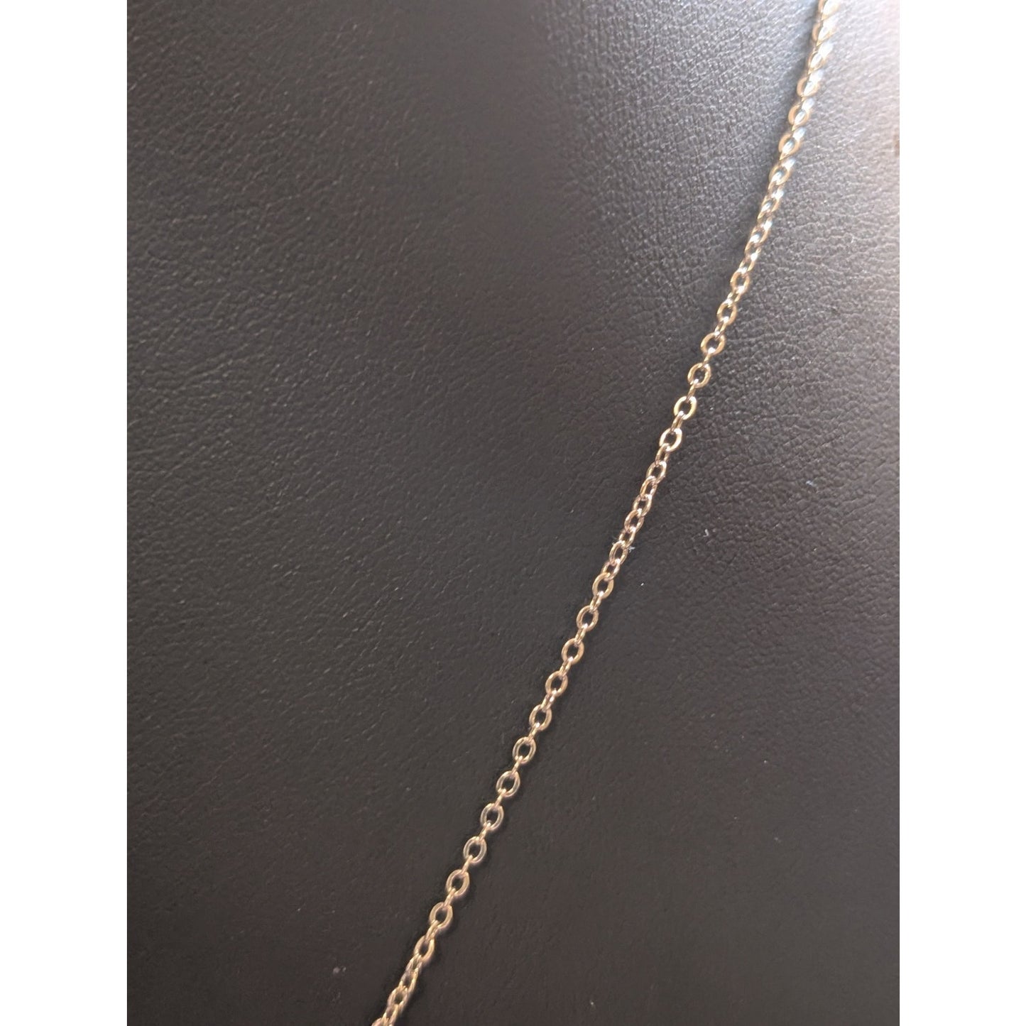 Genuine Amethyst CZ Pendant 18" Necklace