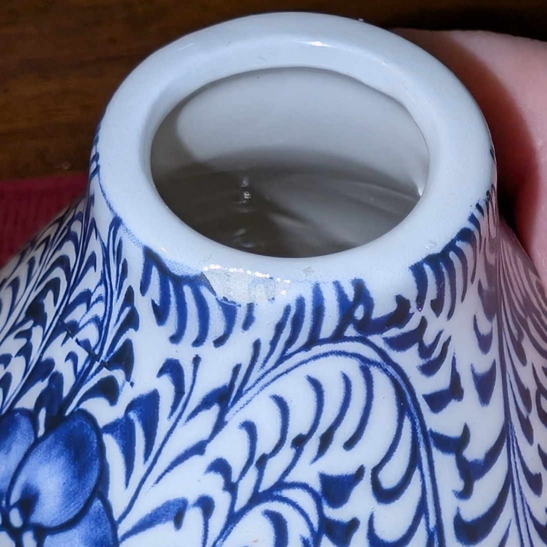 Ashland Blue White Decorative Vase