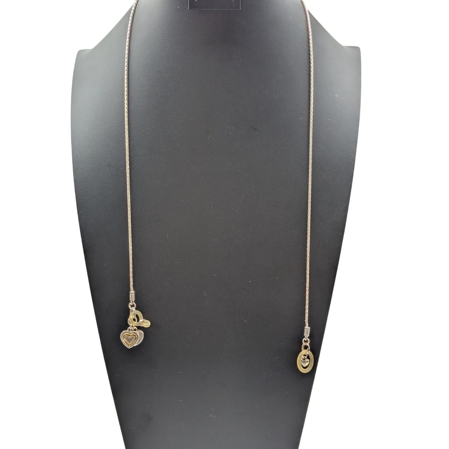 Brighton Rendezvouz Wheat Chain Two Tone Charms Sunglass Holder