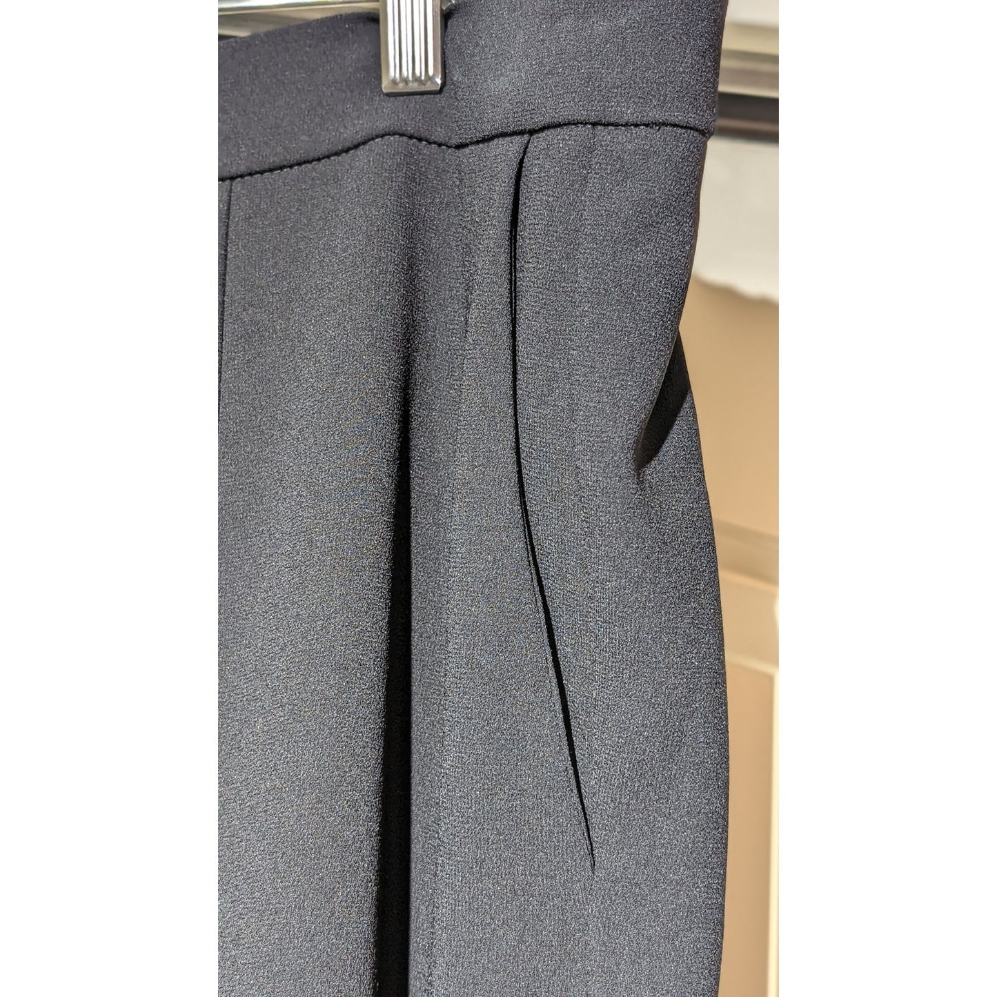 Babaton Conan NWT Black Boyfriend Cropped Ankle Length Dress Pant Womens Sz 16
