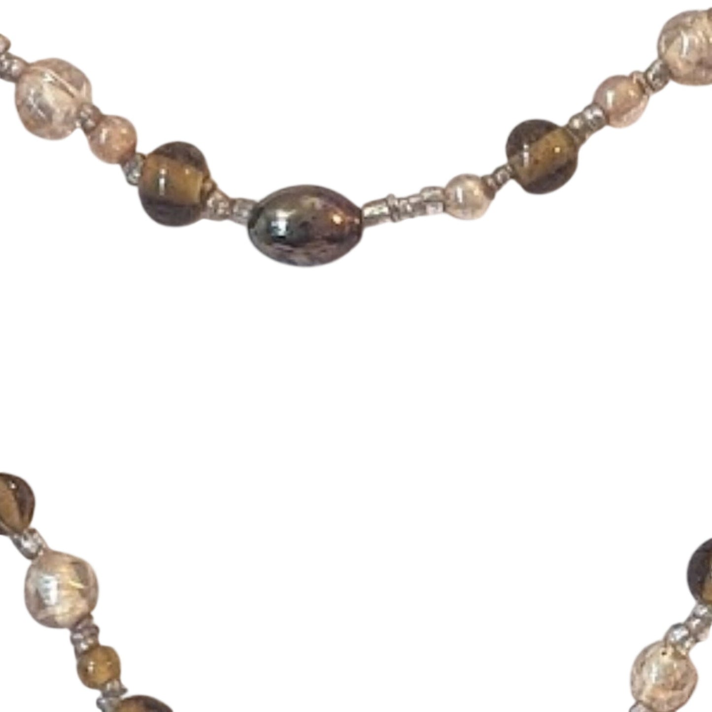 Brown Glass Bead Necklace