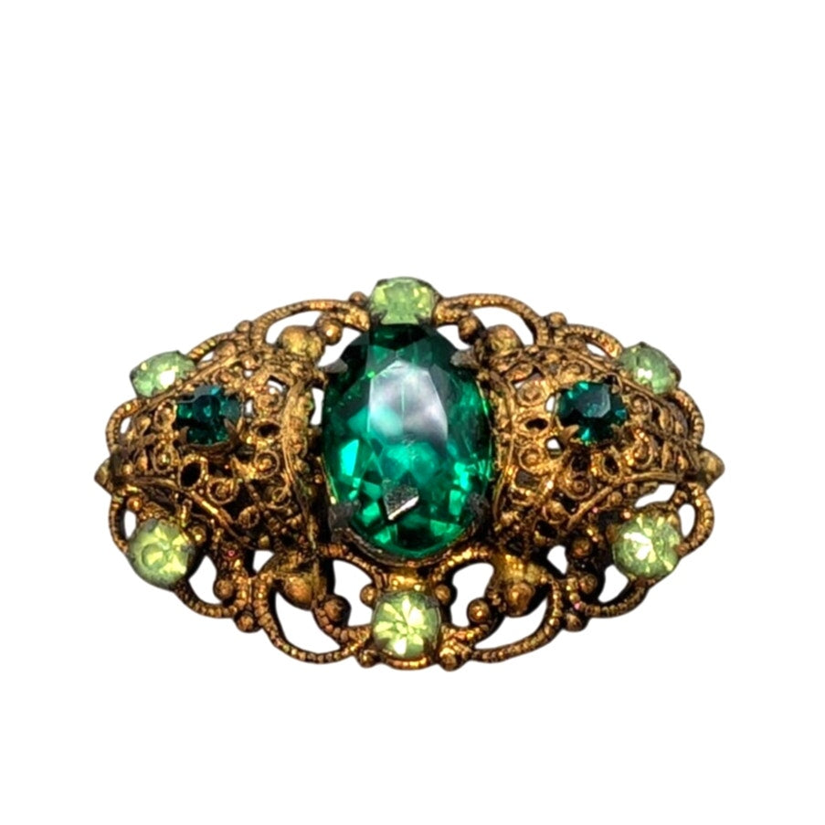 Antique 1920s Czecho Slovakia Filigree Brooch
