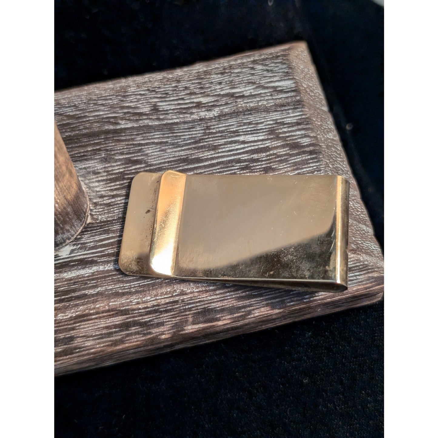 Vintage 'Mike' Engraved Gold Tone Money Clip