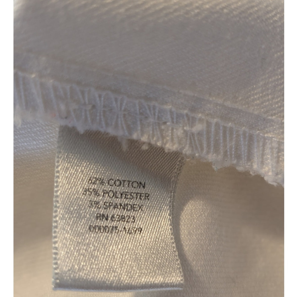 Christopher & Banks White Denim Silver Tone Button Front Flower Color Vest Sz S