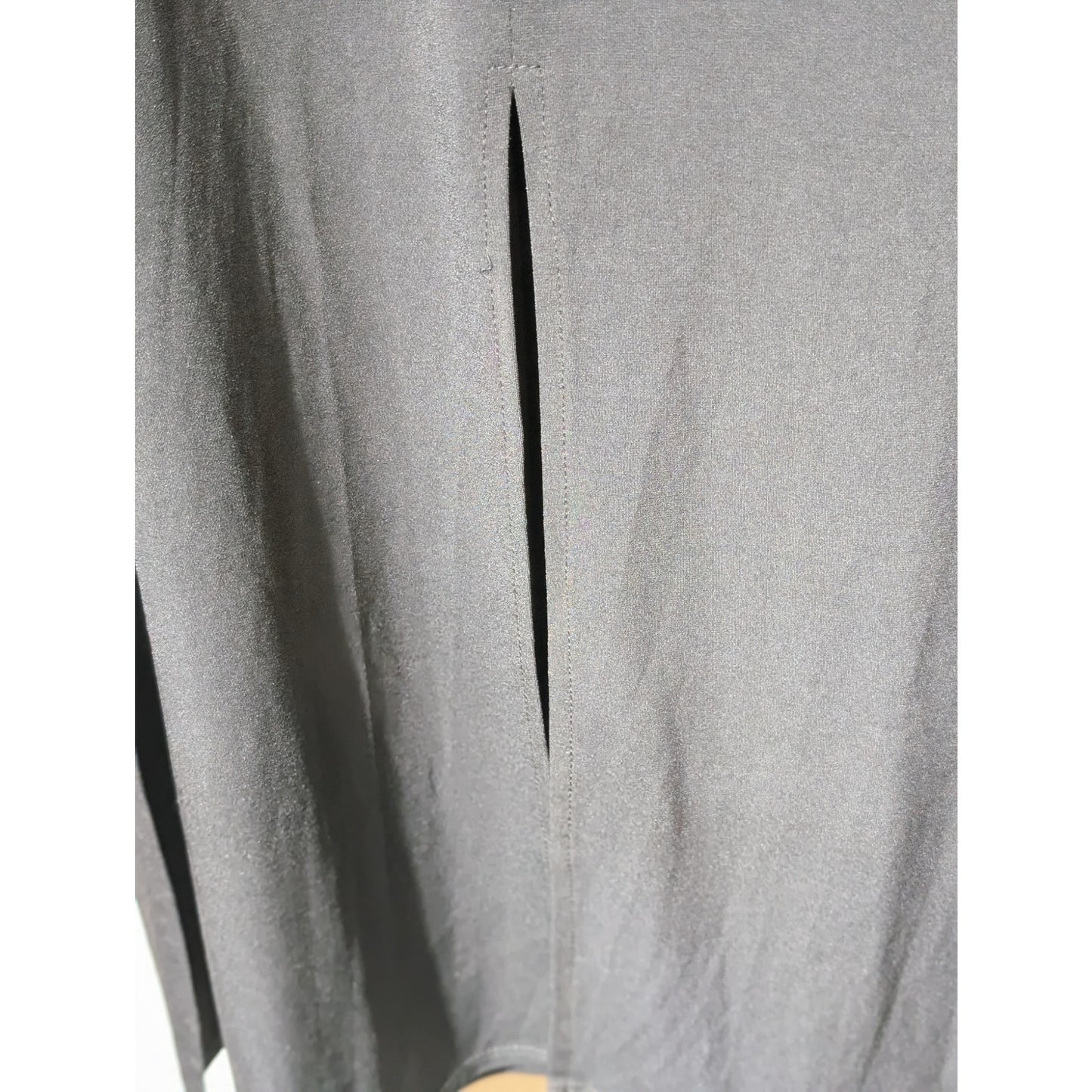 NWT Rachel Roy Curvy Collection Black Four Slit Midi Dress Womens Sz 1X