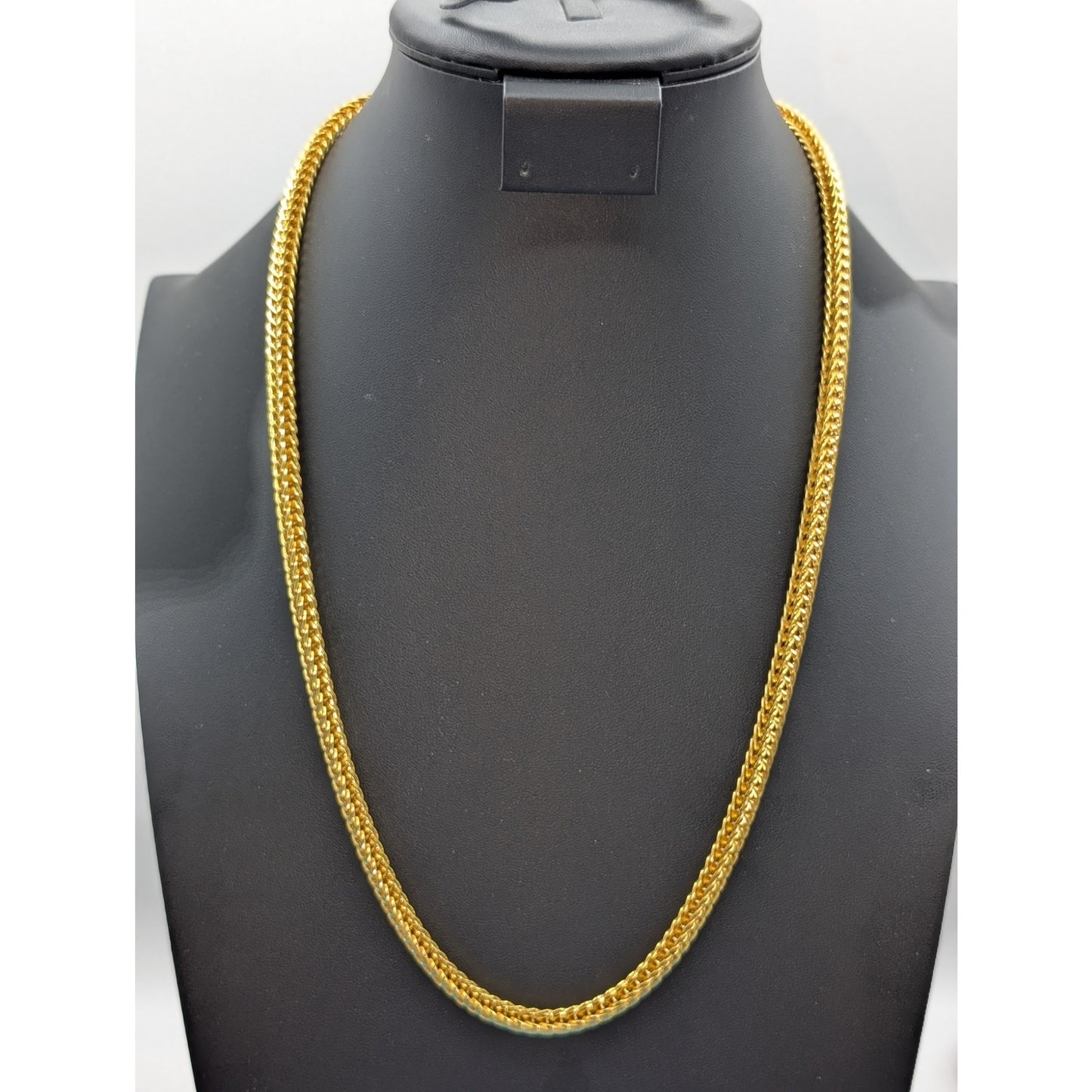 Yellow Gold Plated 24" S Clasp Chain Necklace