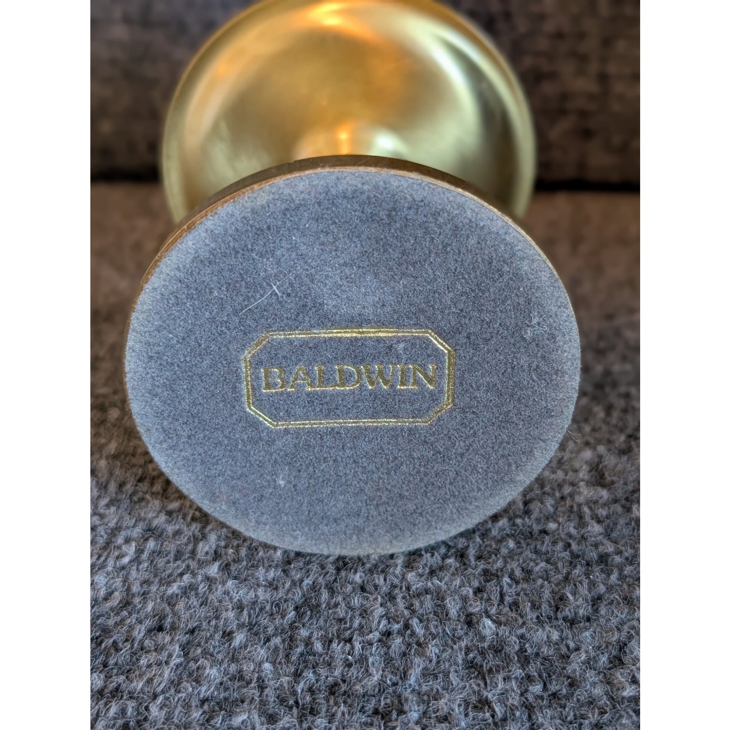 Vintage Baldwin Brass 4.5" Pedestal Pillar Candle Holder