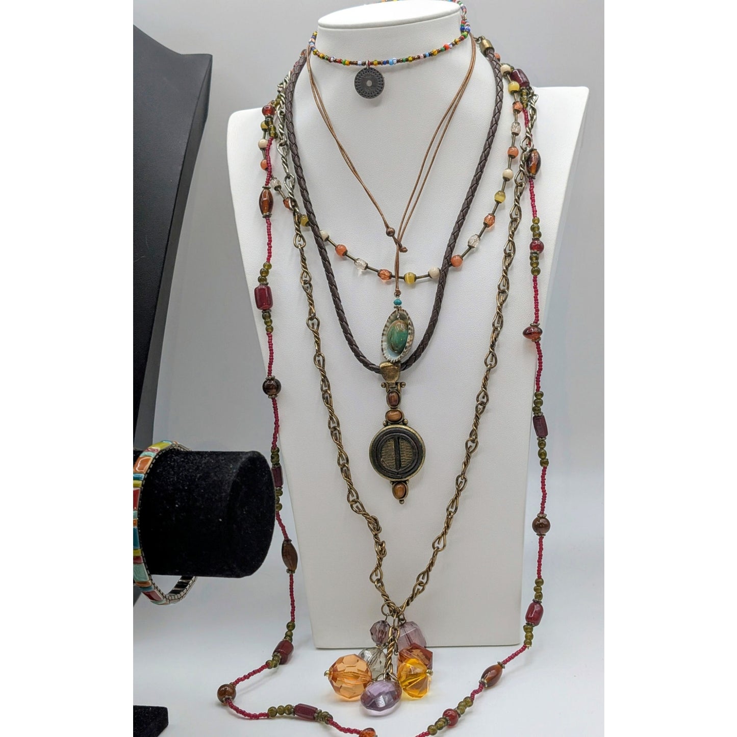Reseller's Delight 46 Piece Boho Vintage to Modern Costume Jewelry Lot