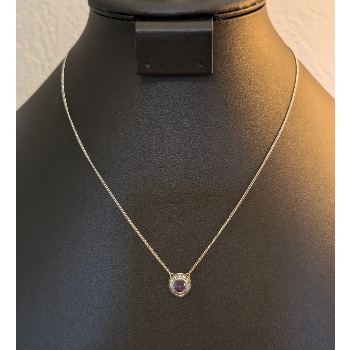 Retired Authentic Silpada Designs Alluring Azure Halo 925 Sterling Necklace