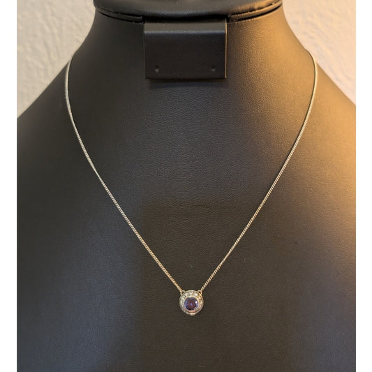 Retired Authentic Silpada Designs Alluring Azure Halo 925 Sterling Necklace