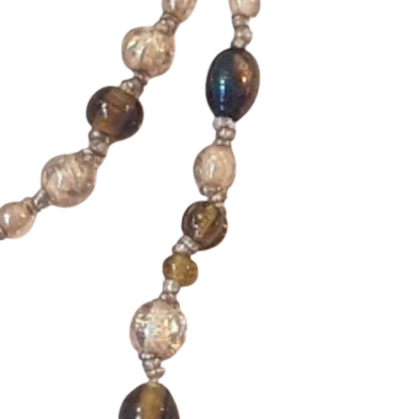 Brown Glass Bead Necklace