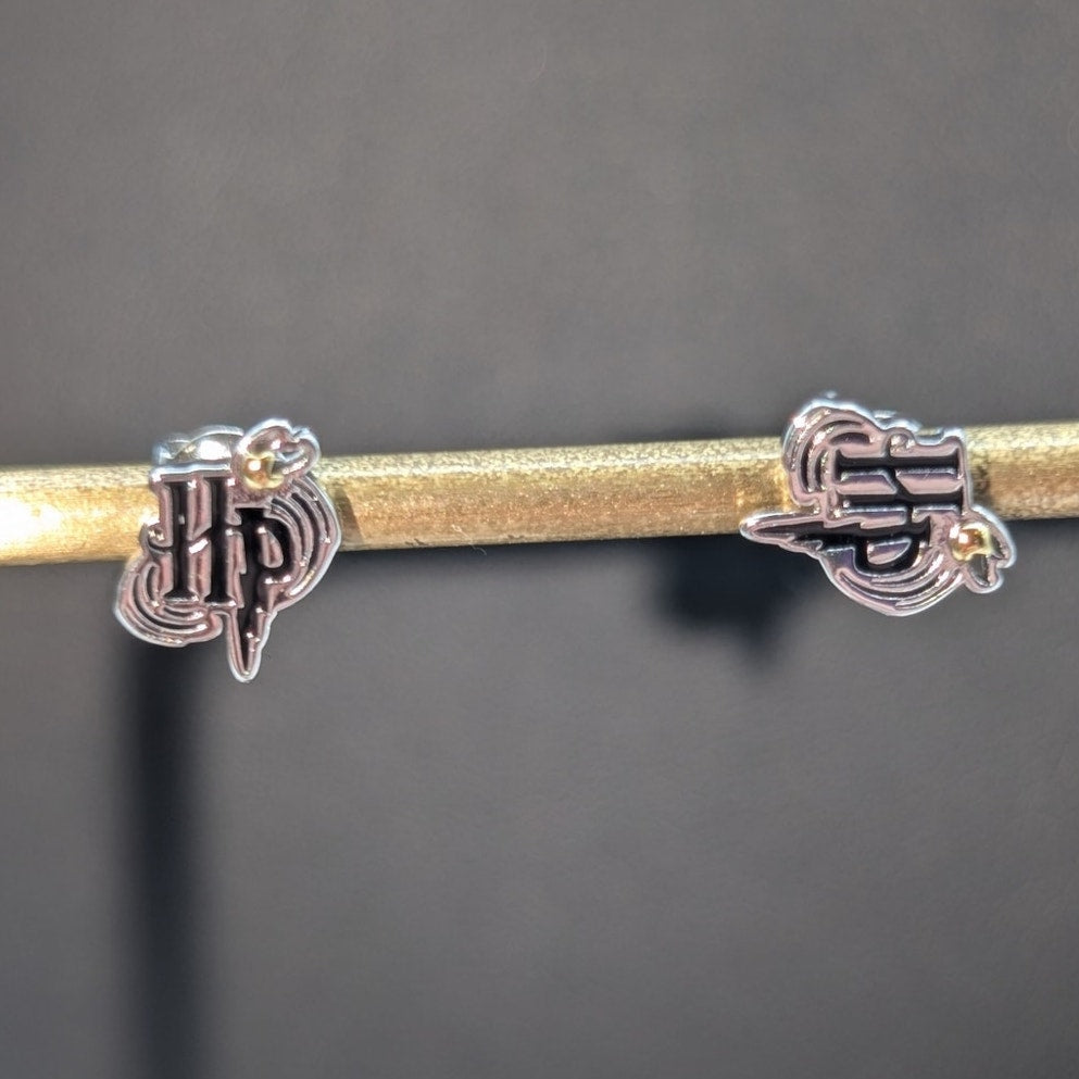 Harry Potter Gold & Silver Plated Stud Earrings Three Pairs
