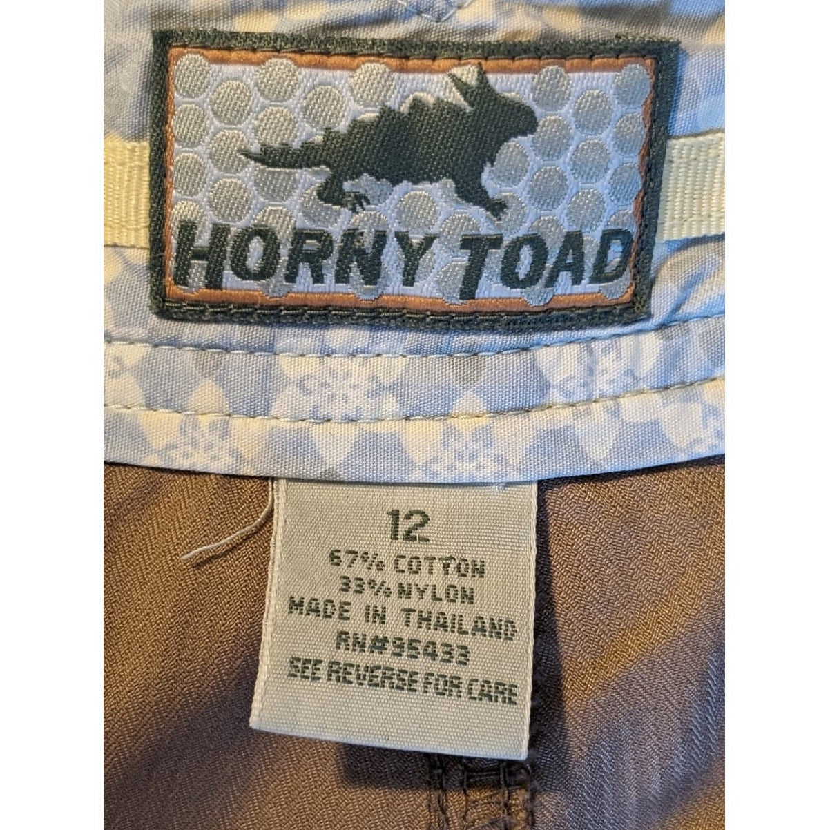 Horny Toad Khaki Short Cotton Nylon Womens Sz 12