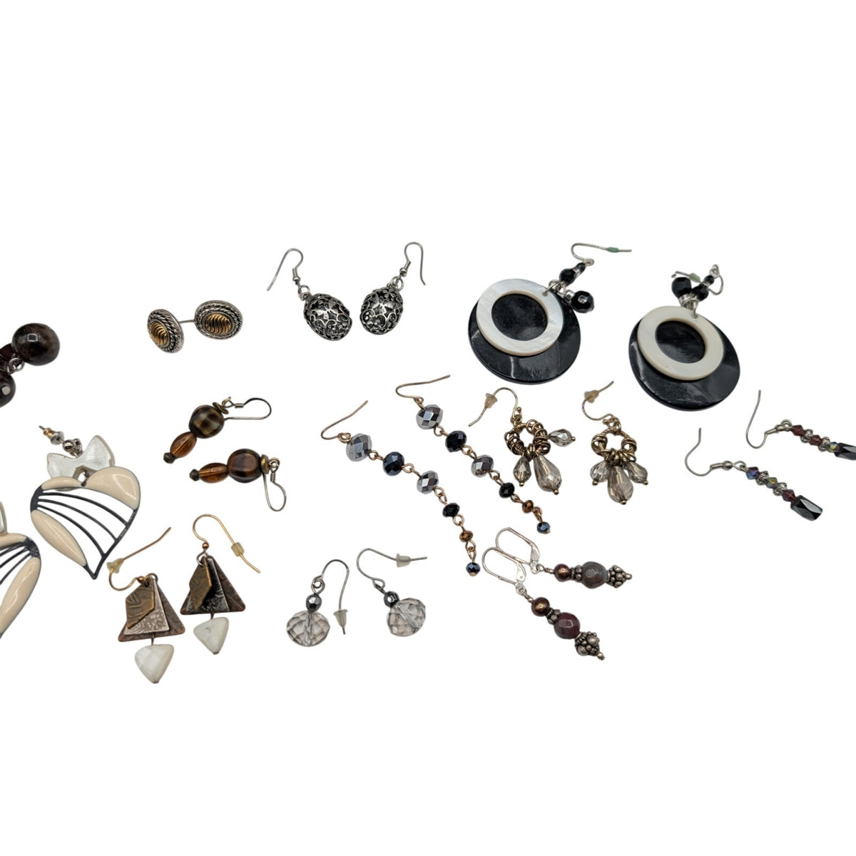Reseller's Delight Curated Black & White Lot of 33 Pieces of Jewelry
