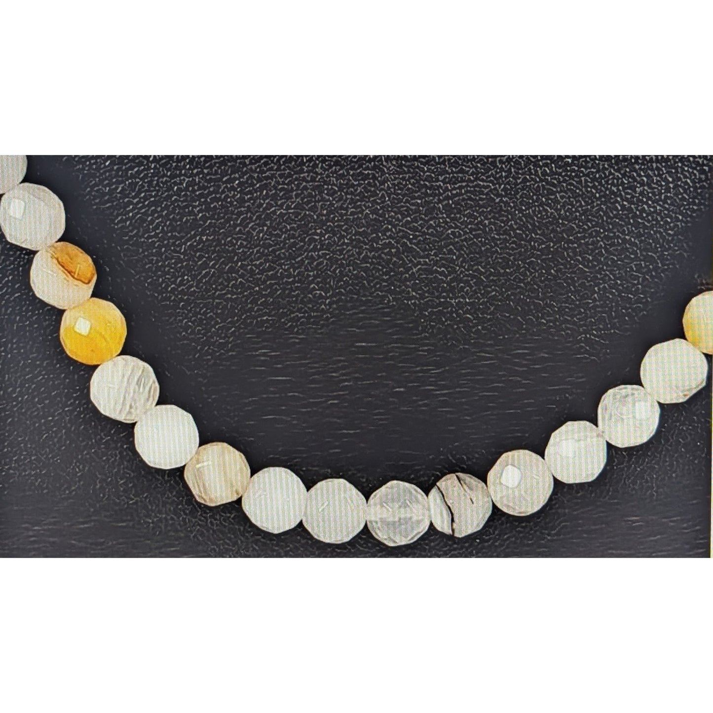 Vintage Jay King DTR Signed Agate Beaded Gemstone 925 Silver 20" Necklace 23.8g